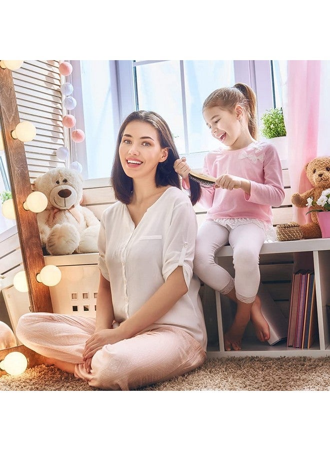 Sosoon Hair Brush, Pocket Mini Travel Boar Bristle Hairbrush for Thick Thin Curly Straight Long Short Wet Dry Hair for Men Women Kids for Smoothing Detangling Massaging Adding Shine - Image 3