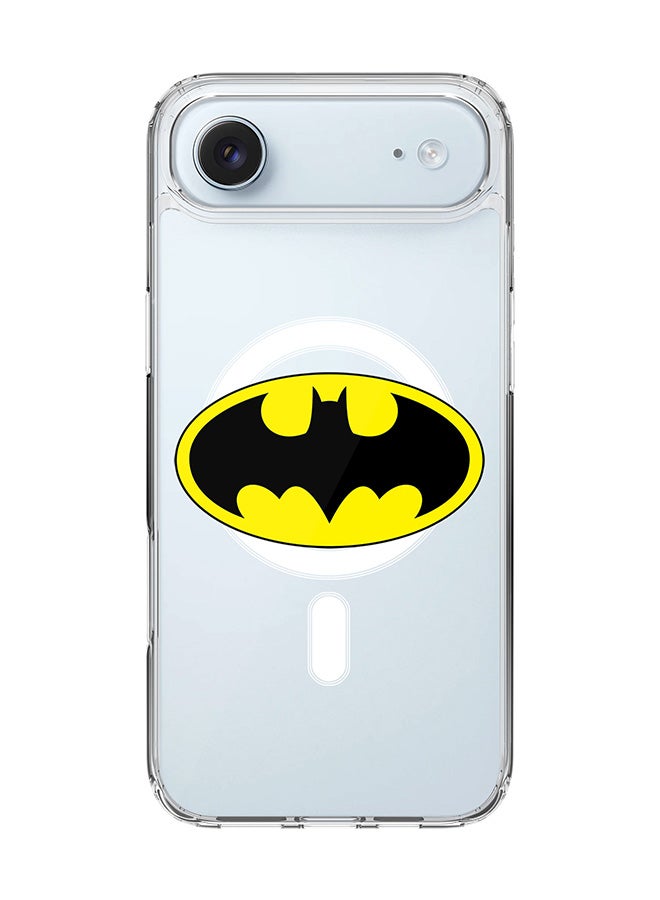 Stylizedd Classic Clear MagSafe Case for iPhone 17 Air , Hybrid Soft Case Flexible Edges Anti Drop TPU PC Gel Thin Transparent Cover [ Designed for iPhone 17 Air ] - The Bat