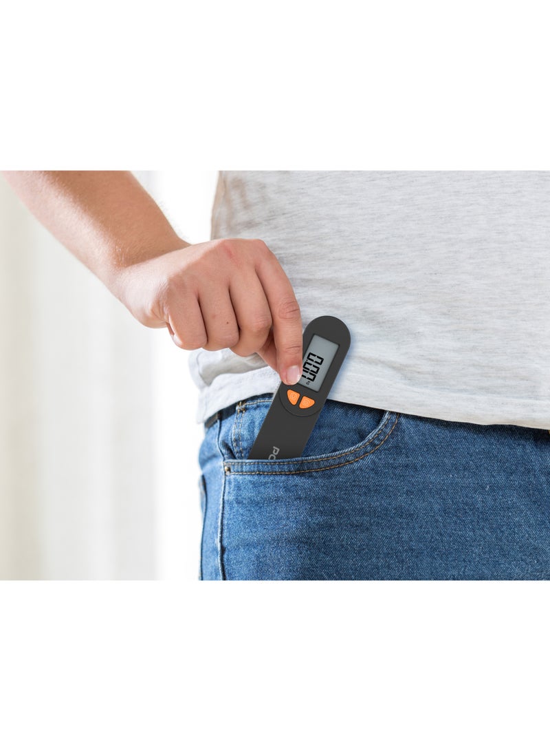 porodo Accuscale High Precision Luggage Scale with Tare Function & Multi-Unit Conversion / 50kg Max Load / High Accuracy / Automatic Shutdown - Black - Image 2