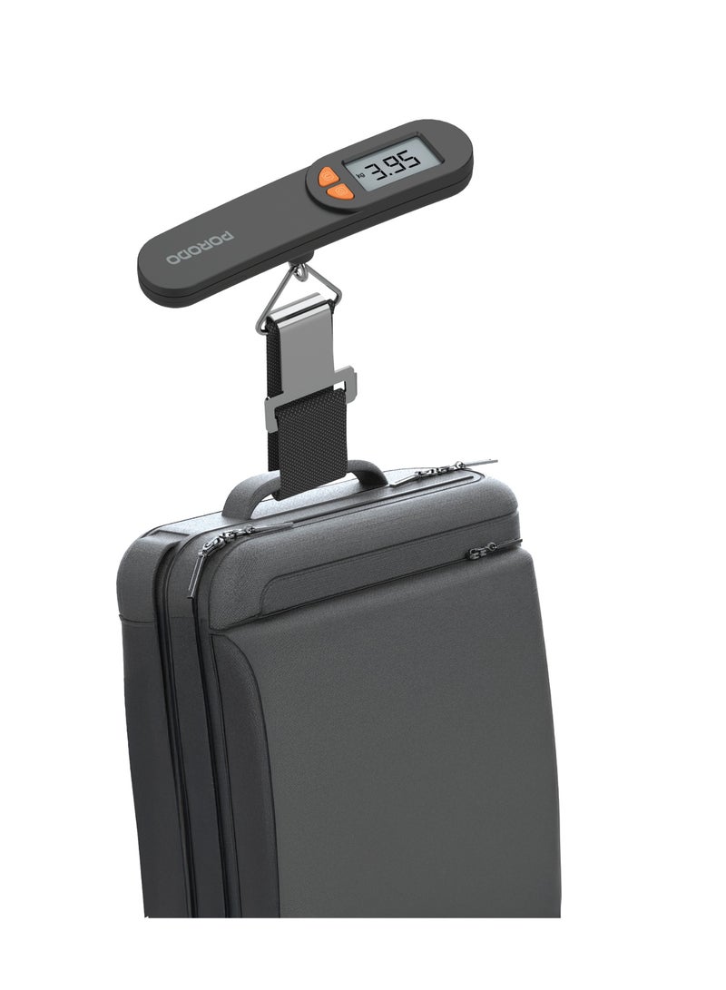 porodo Accuscale High Precision Luggage Scale with Tare Function & Multi-Unit Conversion / 50kg Max Load / High Accuracy / Automatic Shutdown - Black - Image 4