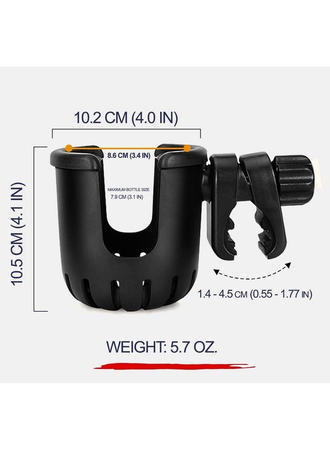 Digital Nc New Cup Holder Compatible with Owala 24 Oz. Models (FreeSip) for Strollers, Bicycles, Wheelchairs (Small) - Image 5