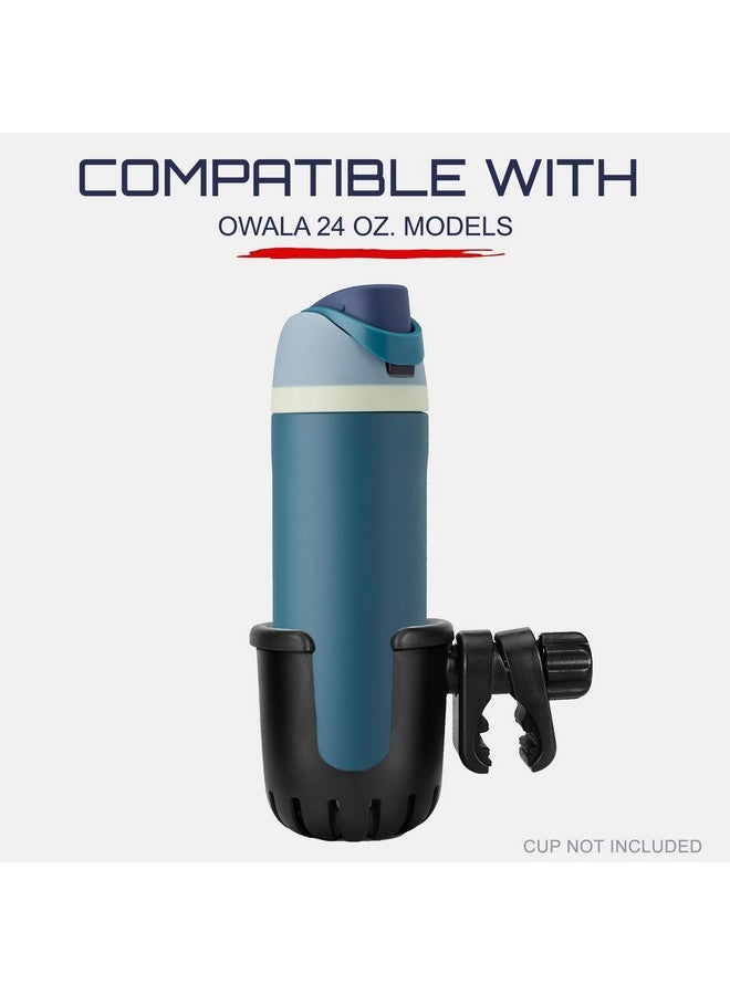 Digital Nc New Cup Holder Compatible with Owala 24 Oz. Models (FreeSip) for Strollers, Bicycles, Wheelchairs (Small) - Image 2