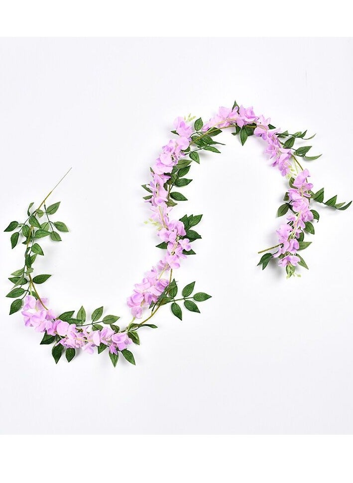 Generic - 3 pieces of Mixed color wisteria flower artificial flowers wisteria roses decorative crafts home, wedding, party, garden - Image 1