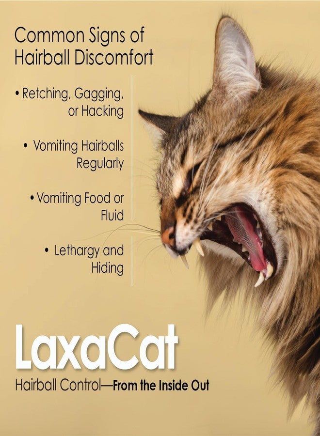 Laxacat Hairball Gel for Cats 5 oz Petroleum Free Cat Hairball Paste for Furball Control, Constipation Relief and Digestive Support, Easy Lick Salmon Flavor Hairball Treatment for Daily Use, Made in USA - Image 3