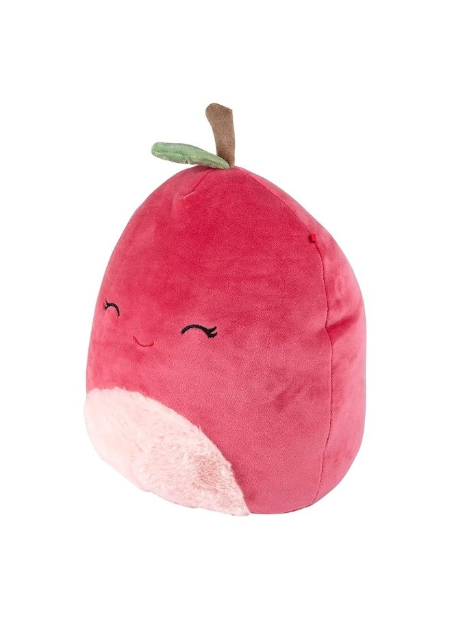 Squishmallows - Squishmallows Original 10Inch Cherry The Purple Cherry  Food Squad  Official Jazwares Plush  Collectible Soft  Squishy Fruit Stuffed Animal Toy  Add to Your Squad  Gift for Kids Girls  Boys - Image 1