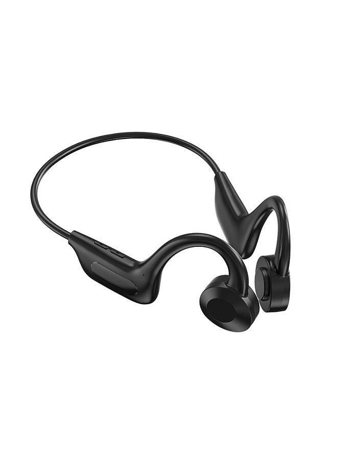 Cross-border popular black technology bone conduction bluetooth earphones - Image 1