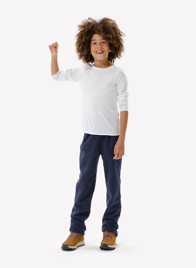 DECATHLON Pantalon polaire enfant 7-15 ans MH100 bleu - Image 2