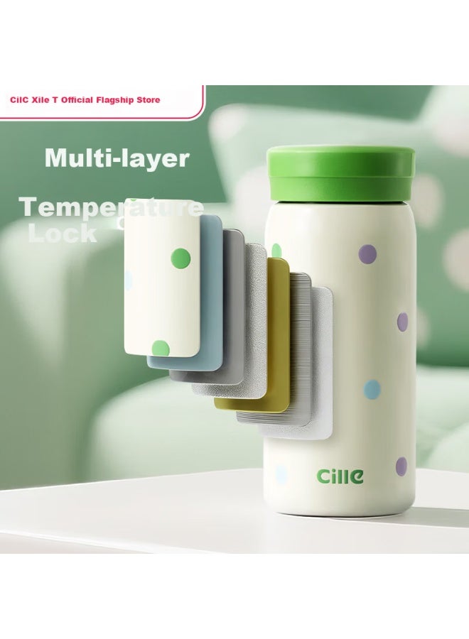 cille Xile Stainless Steel 316 Mini Pocket Insulated Water Bottle For Women Portable Travel Student Handheld Cup - Image 5