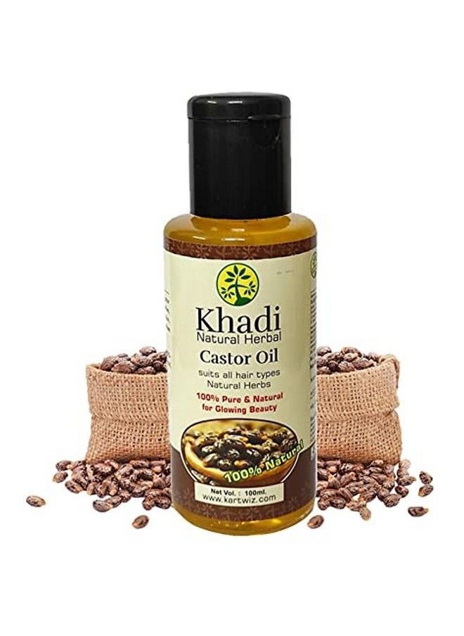 Khadi Natural Herbal Castor Oil 100Ml (Pack Of 3)  - Image 4