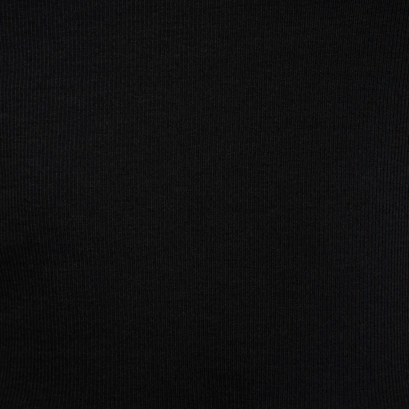 Nike Black Women's Sportswear Chill Scoop-Back Long-Sleeve Mini-Rib Top for Women | Best Price UAE