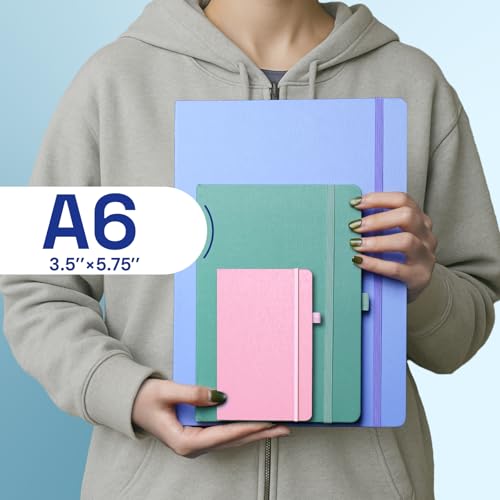 ONAVIA A6 Pocket Notebook 3 Pack, 3.5" x 5.7" Small Hardcover Lined Journals for Work Notes, Study, Meetings, To-Do Lists and Daily Writing, Mini College Ruled Notebook 160 Pages - Image 3