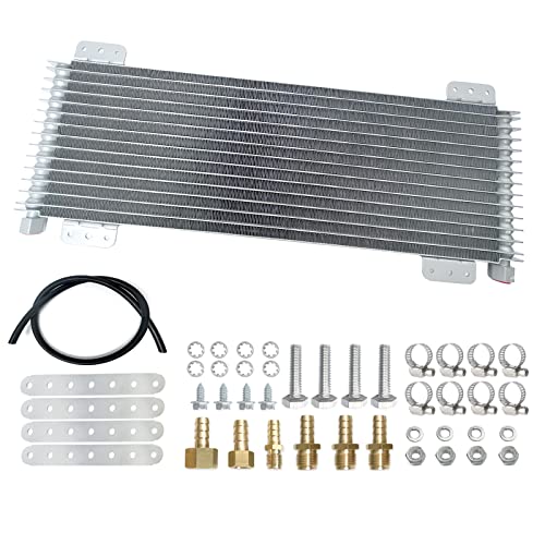 PANDOUTO 40k Transmission Cooler LPD47391 Low Pressure Drop Trans Oil Cooler Compatible with Heavy Duty 40,000 GVW Max including Mounting Hardware, Towing Applications and Advanced Cooling Protection 47391 - Image 1