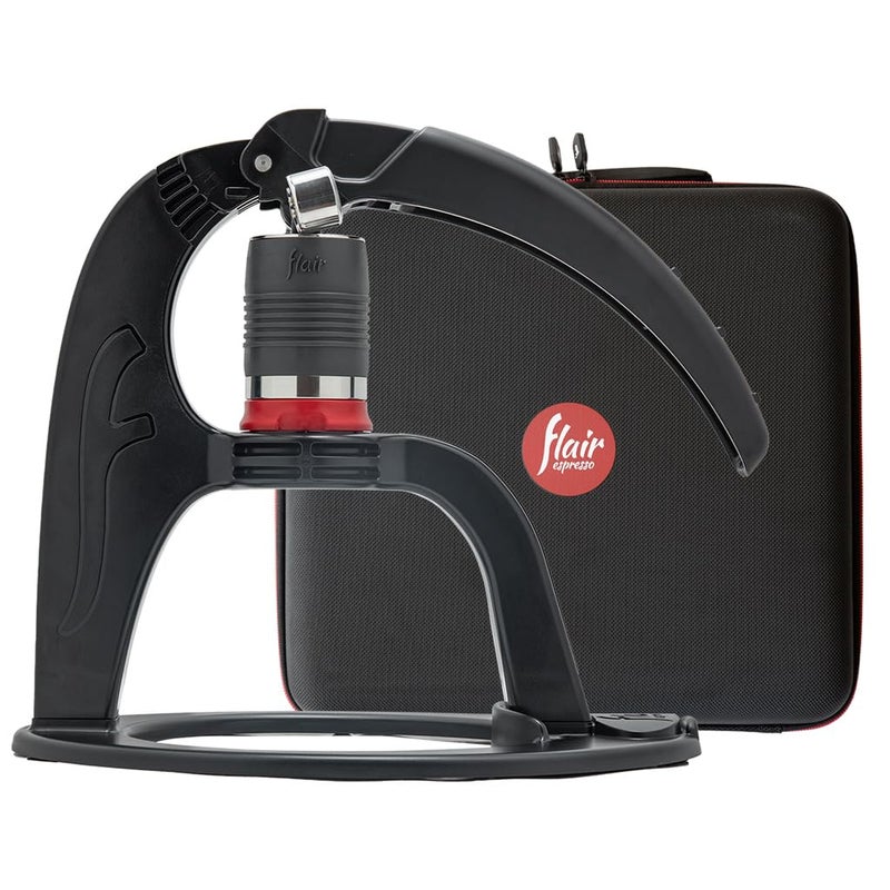 Flair The NEO Flex with Carrying Case UPDATED Direct Lever Manual Espresso Maker for Beginners and Travel Pressure Gauge for 9 BAR Brewing Included