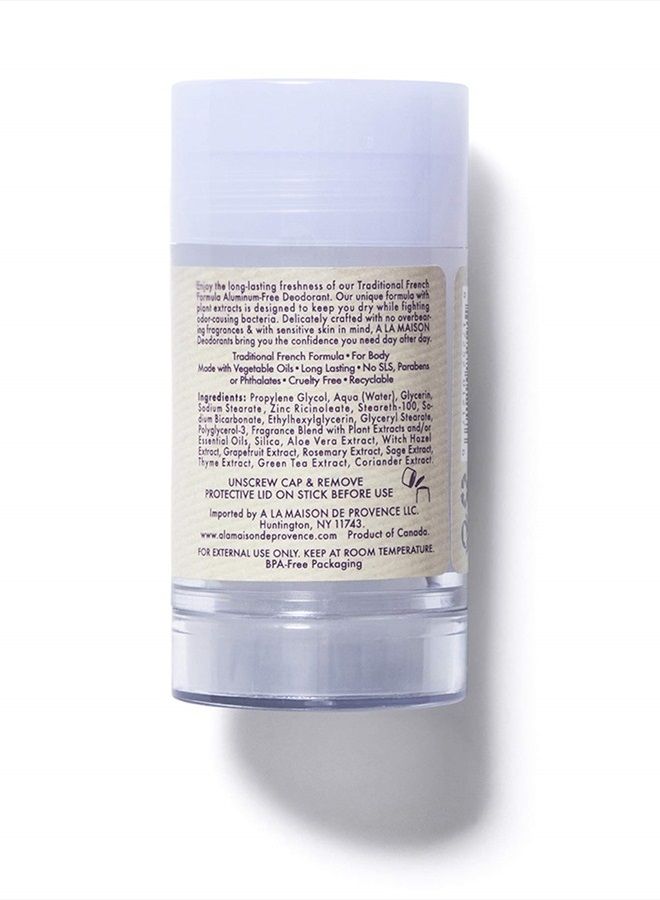 A La Maison Lavender Aloe Aluminum Free Deodorant for Women and Men - Natural Deodorant (3 Stick Bulk Pack) - Image 4