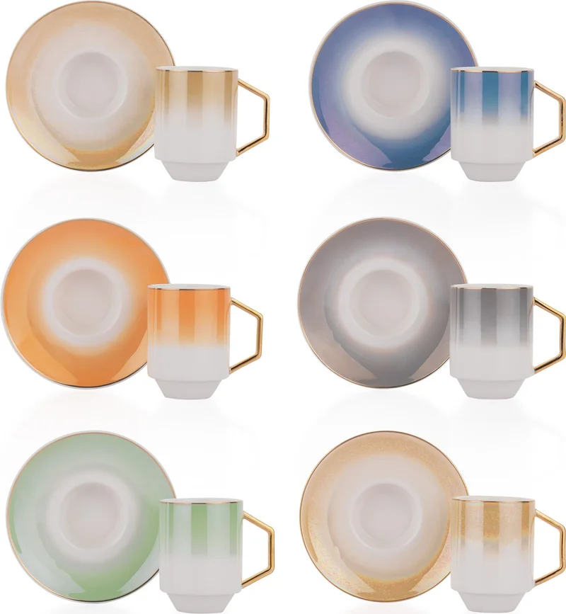 Schafer Belus 6 Person Coffee Cup Set 12 Pieces