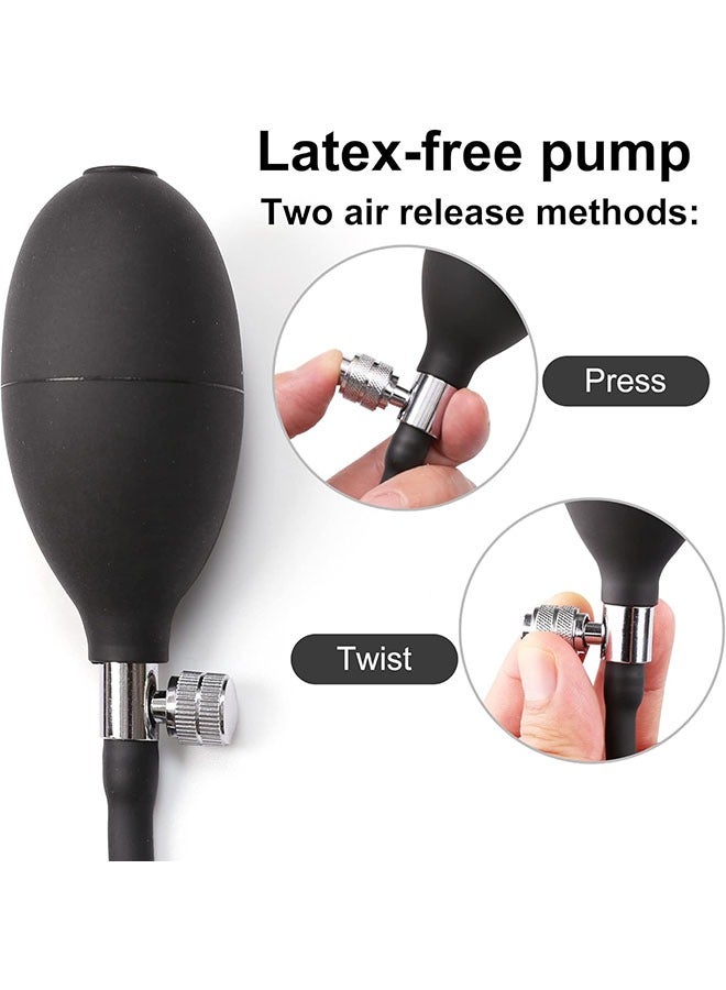 عربست المنزل مجموعة مراقبة ضغط الدم ، Sphygmomanometer ، الكفاد الكبير للبالغين (13 "إلى 17") ، مراقبة ضغط الدم اليدوية المهنية ، المراقبة الممرضة لضغط الدم ، حقيبة حمل دائمة متضمنة - Image 3