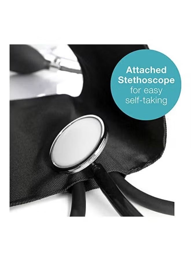 عربست المنزل مجموعة مراقبة ضغط الدم ، Sphygmomanometer ، الكفاد الكبير للبالغين (13 "إلى 17") ، مراقبة ضغط الدم اليدوية المهنية ، المراقبة الممرضة لضغط الدم ، حقيبة حمل دائمة متضمنة - Image 5