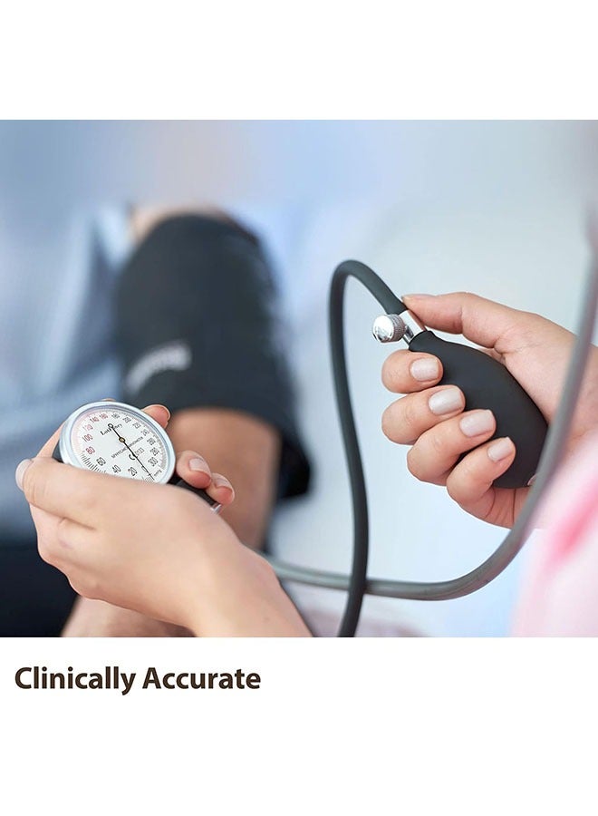 عربست المنزل مجموعة مراقبة ضغط الدم ، Sphygmomanometer ، الكفاد الكبير للبالغين (13 "إلى 17") ، مراقبة ضغط الدم اليدوية المهنية ، المراقبة الممرضة لضغط الدم ، حقيبة حمل دائمة متضمنة - Image 2