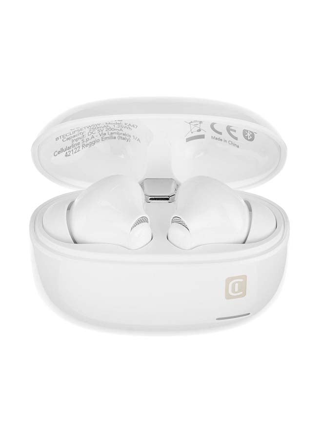 CELLULARLINE Eclipse Bluetooth Earphones  White - Image 2