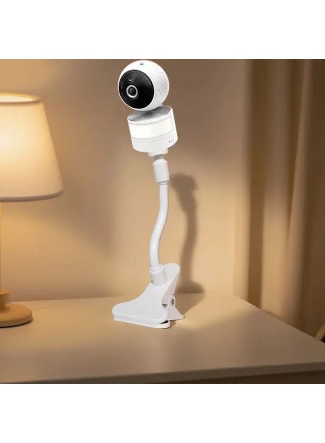 White No Drill Camera Mount For Vtech Baby Monitor Home Office Surveillance - Image 4
