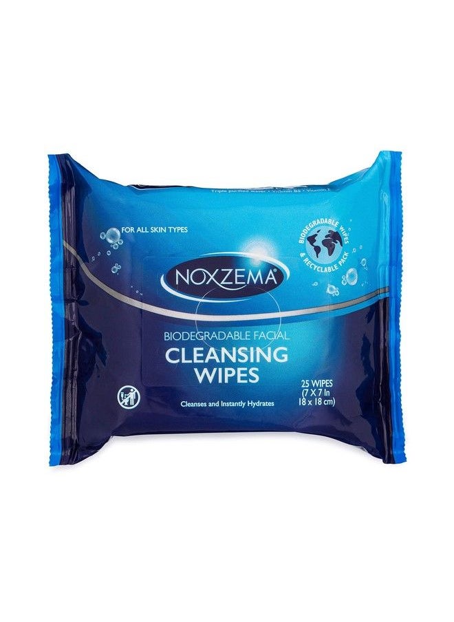 Noxzema - Biodegradable Face Cleansing Wipes (25 Ct) - Image 1
