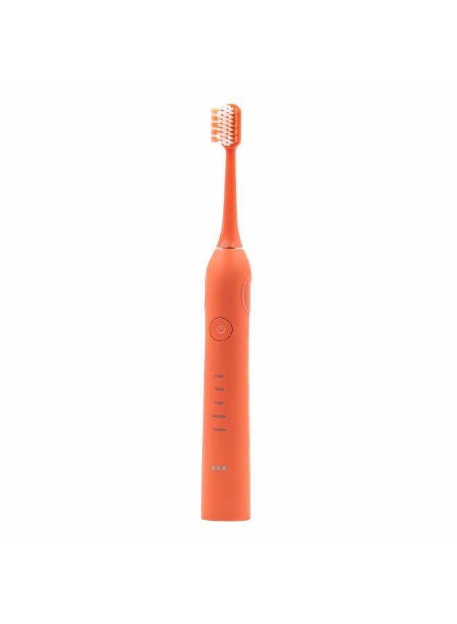 OOAK Electric Toothbrush with 5 Brushing Modes with 2 Advanced Heads - Coral  - Image 2