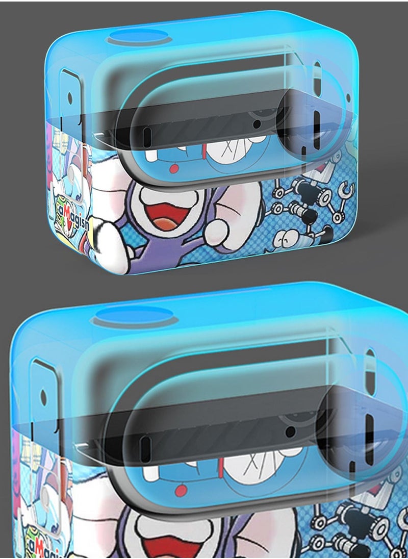 Sticker for Insta360 GO3 GO3 Action Camera Front Body Waterproof Stickers Skin Protective Stickers Cover Accessories (Doraemon)  - Image 2