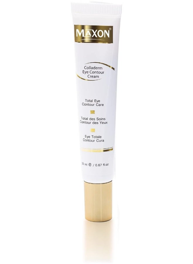 MAX-ON Max-on Colladerm Eye Repair Cream | Under Eye Cream for Dark Circles and Puffiness Delicate Skin Under Eye Area with Caffeine and Hesperidin | Fragrance Free | 0.67Oz, 20 ML  - Image 1
