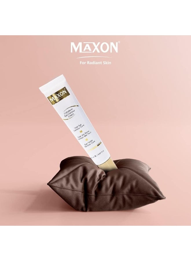 MAX-ON Max-on Colladerm Eye Repair Cream | Under Eye Cream for Dark Circles and Puffiness Delicate Skin Under Eye Area with Caffeine and Hesperidin | Fragrance Free | 0.67Oz, 20 ML  - Image 4