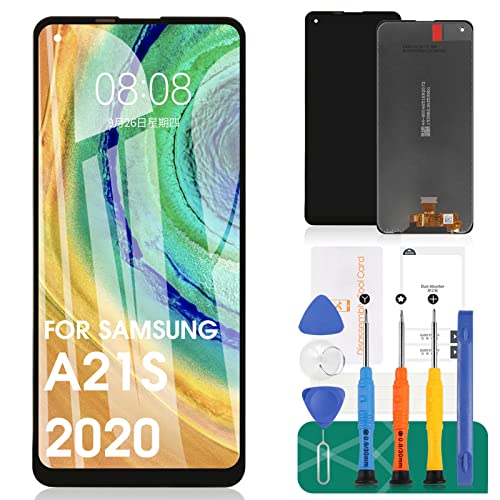 SRJTEK Screen Replacement for Samsung Galaxy A21S 2020 SM-A217F/DS SM-A217M LCD Display Touch Digitizer Assembly - Image 1