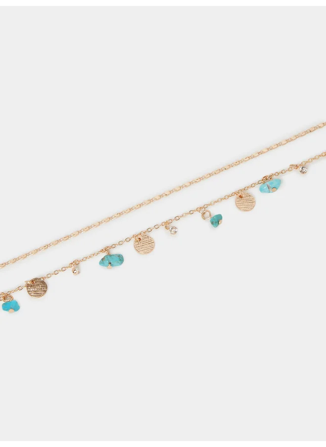 ستايلي Styli Anklet Set for Casual Occasions