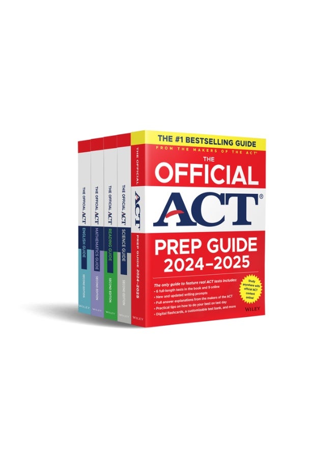 The Official ACT Prep & Subject Guides 2024-2025 Complete Set 