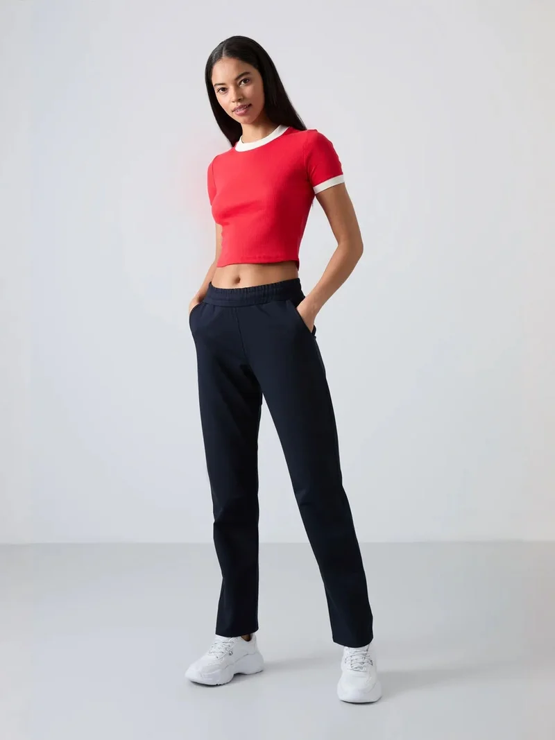 تومي لايف TOMMY Women’s Straight-Leg Fleece Sweatpants