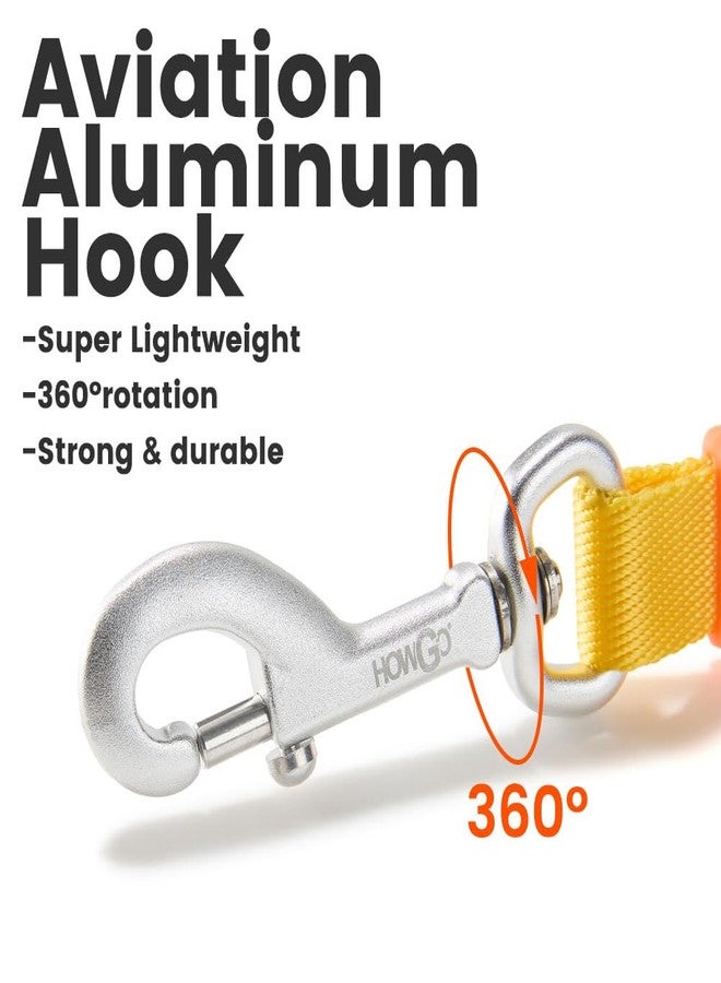 HOWGO Short Dog Leash - Aviation Aluminum Hook Lightweight Padded Handles Rope Traffic Leashes for Large Dogs,No Tangle Dog Leash Coupler,Mint Green - Image 3
