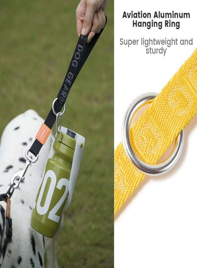 HOWGO Short Dog Leash - Aviation Aluminum Hook Lightweight Padded Handles Rope Traffic Leashes for Large Dogs,No Tangle Dog Leash Coupler,Mint Green - Image 5