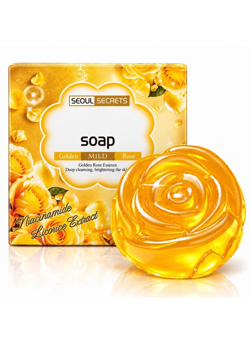 SEOUL SECRETS GOLDEN ROSE SOAP BLEACHING SOAP - Image 2
