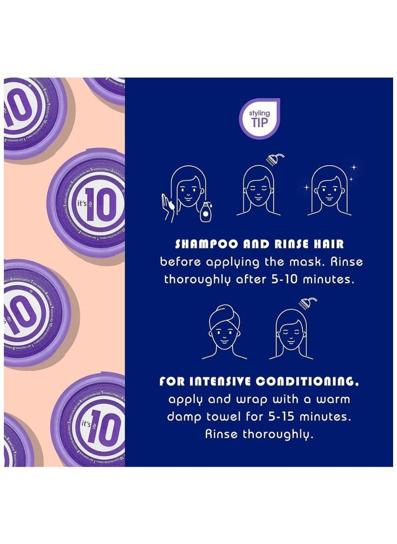 It's a 10 Silk Express Miracle Silk Hair Mask Deep Conditioner, Hair Texture, Vitality, Mask Benefits, Quick Results in 5 Minutes, Hair Repair and Strengthening  - Image 4
