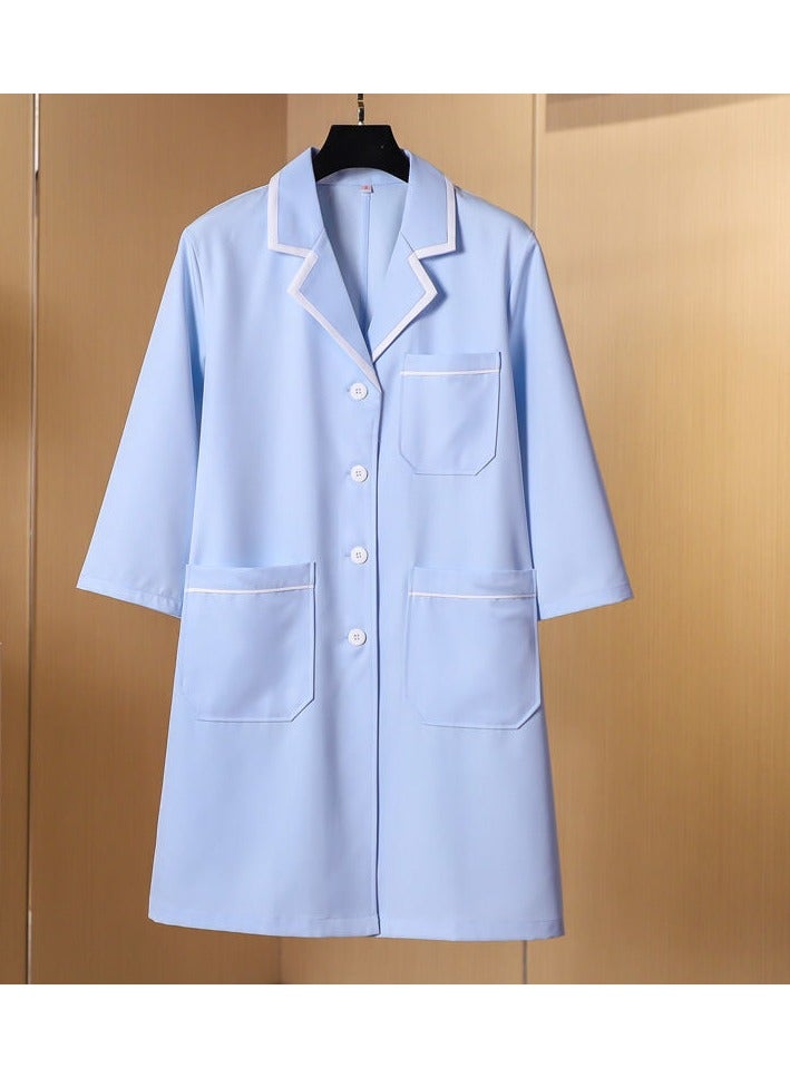 KUYING Summer Style Lab Coat For Door-To-Door Medical Work Clothes - Image 1