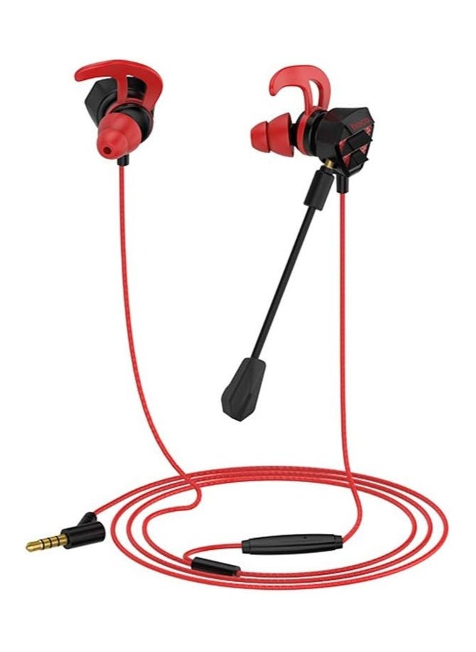 Hoco - HOCO M45 Promenade universal wired earphones with microphone 3.5mm jack with 1.2m high elastic TPE cable one button operation control. - Image 1