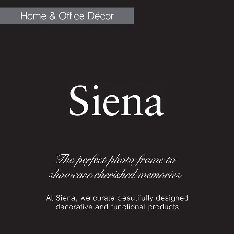 Siena إطار صور سينا الكلاسيكي المصنوع من الفضة الم hammered  بلمسة مقاومة للتآكل  إطار صور مثالي لأي طاولة جانبية  خزانة  رف  أو طاولة ليلية  فضي  8x10 - Image 4