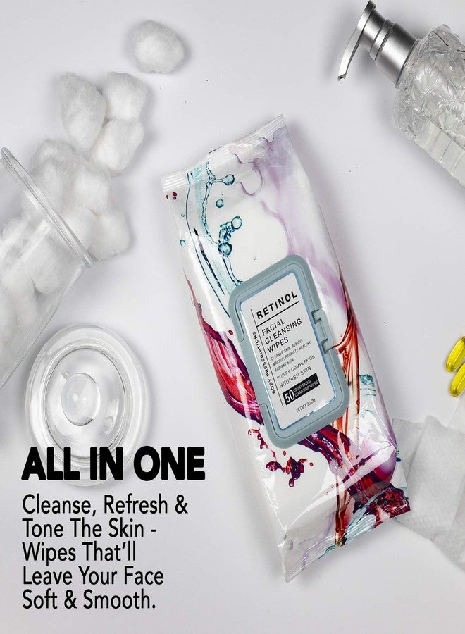 Body Prescriptions Body Prescription Makeup Cleansing Wipes - Gentle and Effective Face Wipes, 50 Count (Pack of 4), Tea Tree, Retinol, Micellar Water, and Vitamin C - Image 4