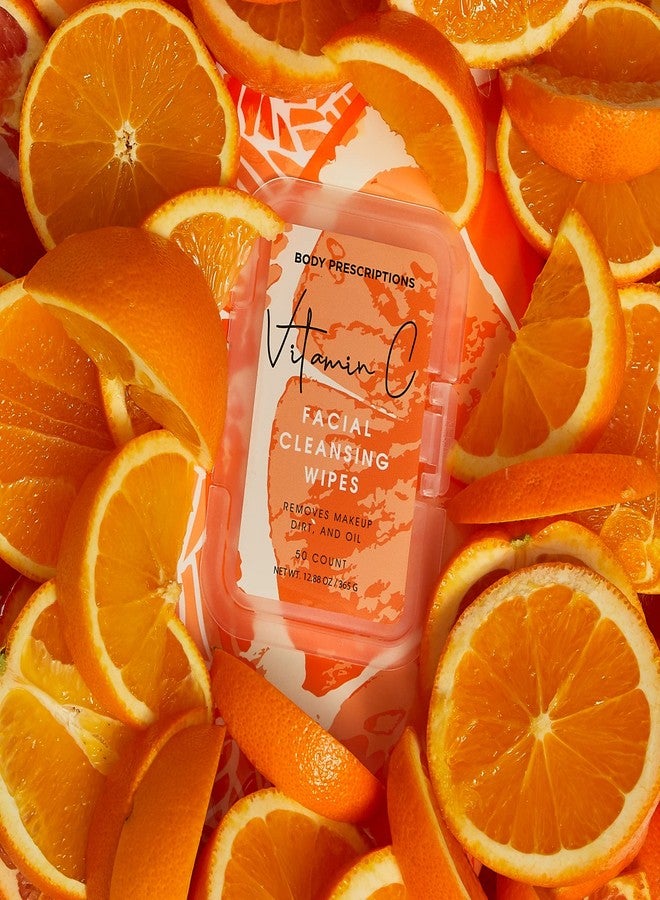 Body Prescriptions Body Prescription Makeup Cleansing Wipes - Gentle and Effective Face Wipes, 50 Count (Pack of 4), Tea Tree, Retinol, Micellar Water, and Vitamin C - Image 3