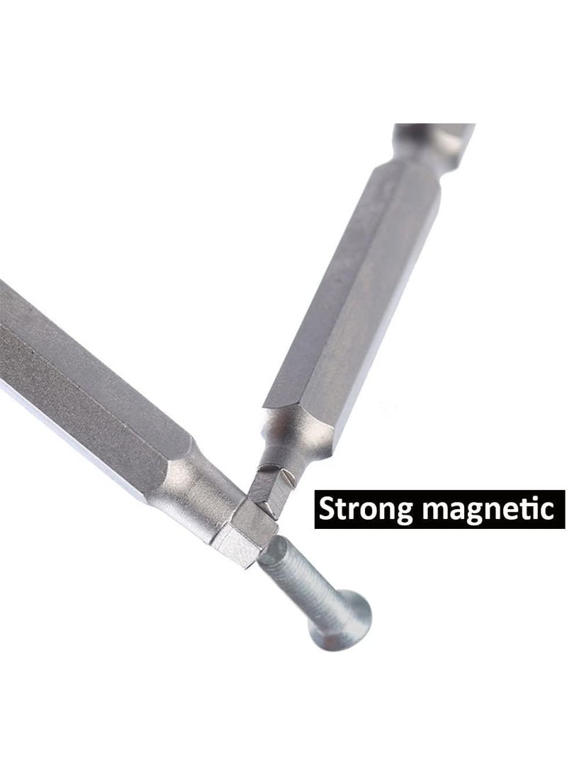 Eyech 3 Sets 3pcs Magnetic Square Head Bits Square Screw Drive Bit Set 14Inch Shank Square Tip Bit Square Head Screwdriver Bits SQ1 SQ2 SQ3 2 Inch Length  - Image 5