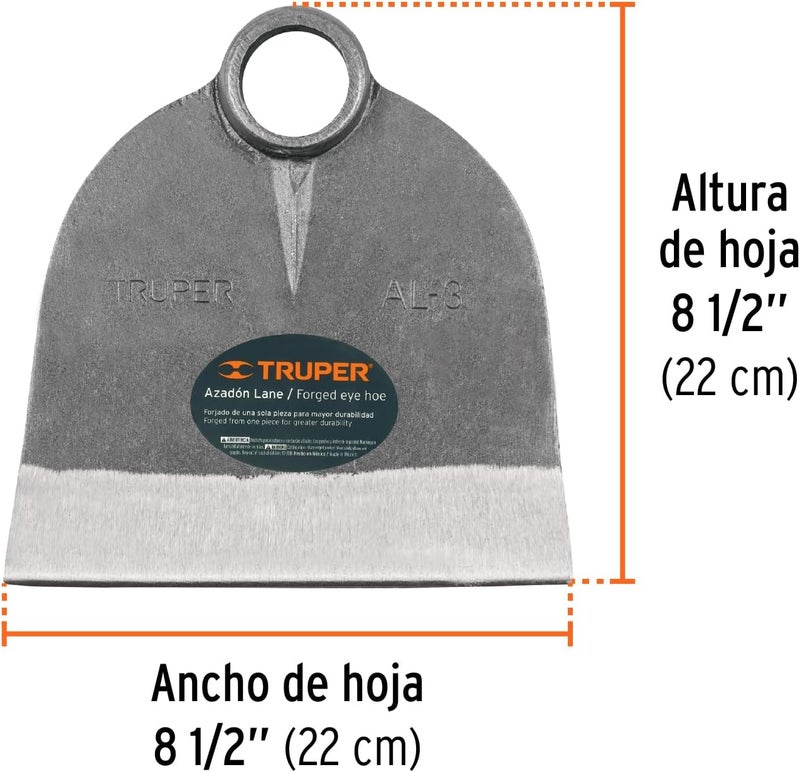 TRUPER AL-3 Round Eye Hoes 1.8Lb (0.81Kg) - Image 3