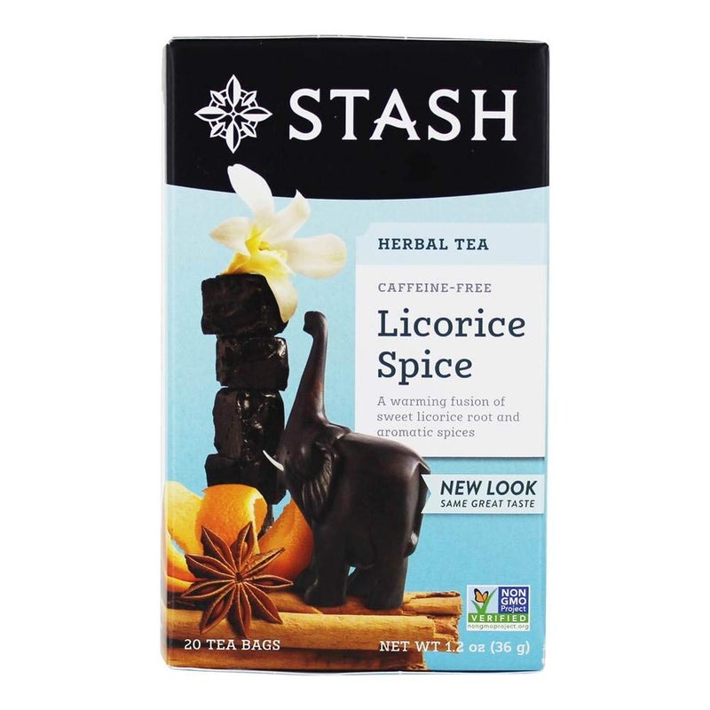 STASH TEA TEA,HERBAL,LICORICE SPICE, 20 BAG, 1.2 Oz - Image 1