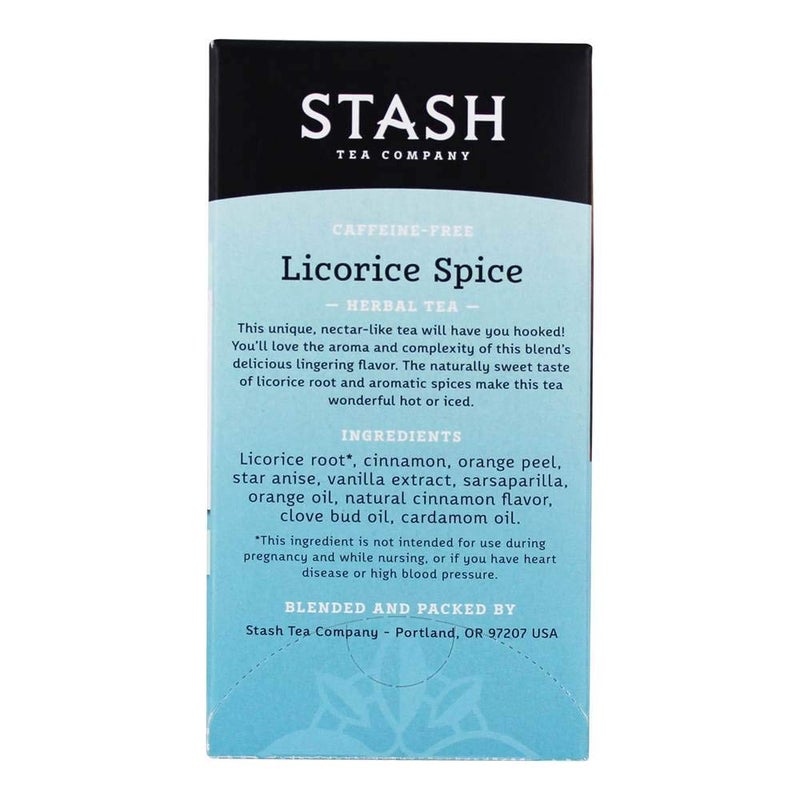 STASH TEA TEA,HERBAL,LICORICE SPICE, 20 BAG, 1.2 Oz - Image 3