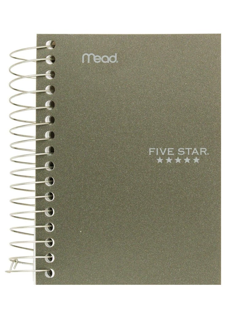 Five Star Mead Five Star Spiral Notebook, Fat Lil' Pocket Notebook, College Ruled Paper, 200 Sheets, 13.9x8.8cm (5-1/2" x 3-1/2"), Assorted Plastic Cover  - Image 2
