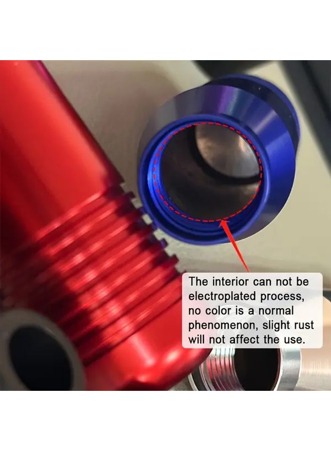 Universal Weighted Aluminum Alloy Gear Shift Knob 78mm Titanium Color - Image 5