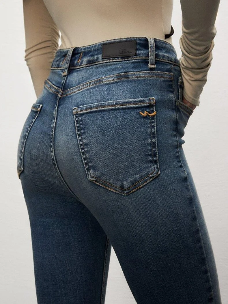 ال تي بي Marcella x Janna Wash extra high waist skinny women's trousers