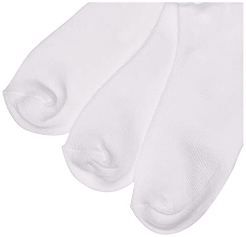 Jefferies Socks Girl's Eyelet Lace Socks 3 Pair Pack, White, X-Small - Image 3